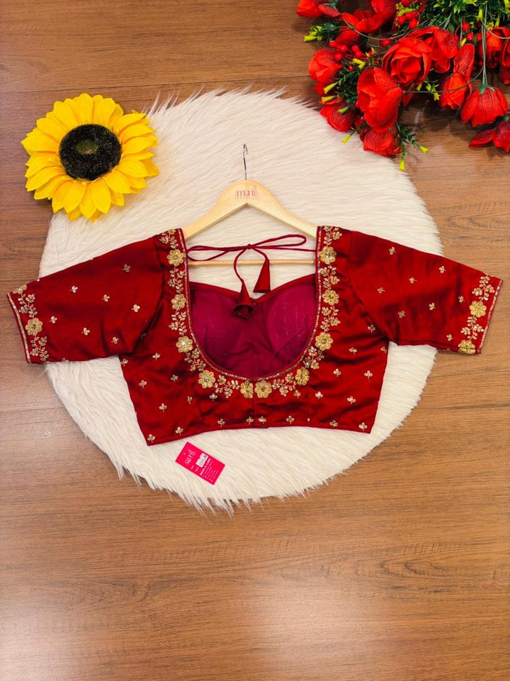 Jhalak-Zari Embroidered Blouse