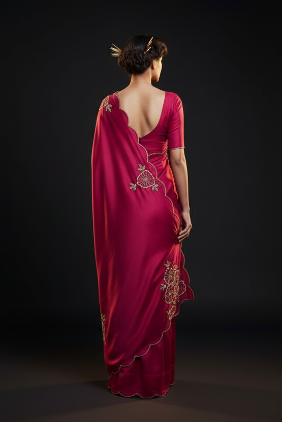 Sylvaine Party Wear Look Silk Saree