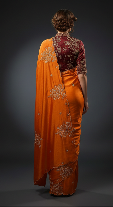 Sylvaine Party Wear Look Silk Saree