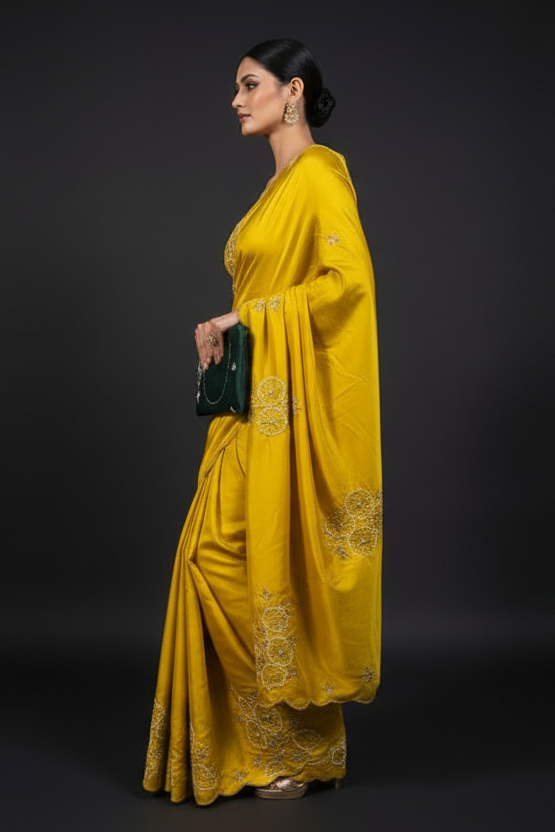Sylvaine Party Wear Look Silk Saree