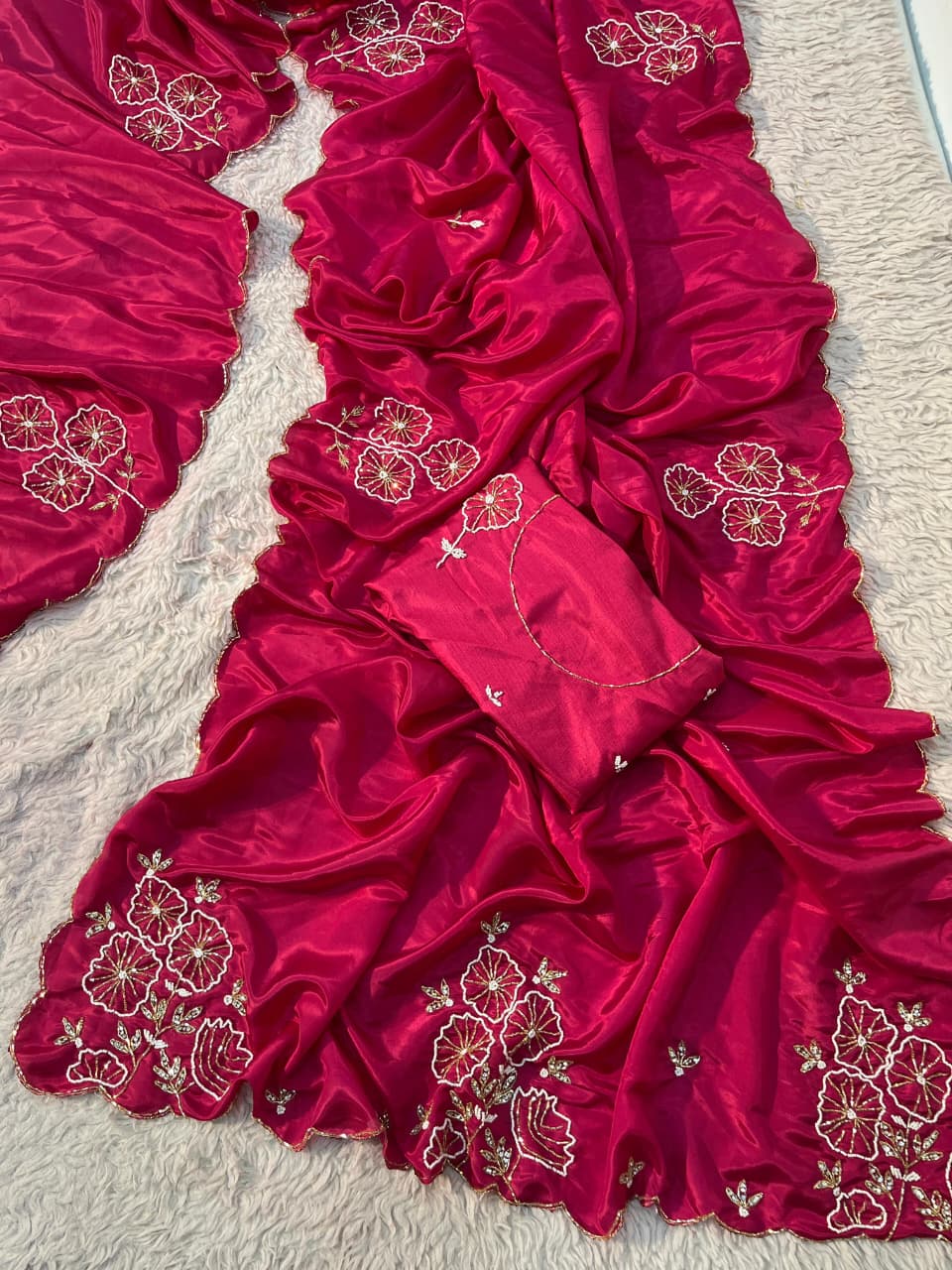 Sylvaine Party Wear Look Silk Saree