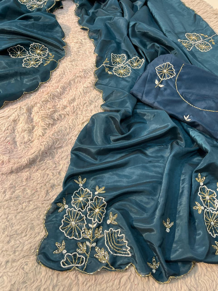 Sylvaine Party Wear Look Silk Saree