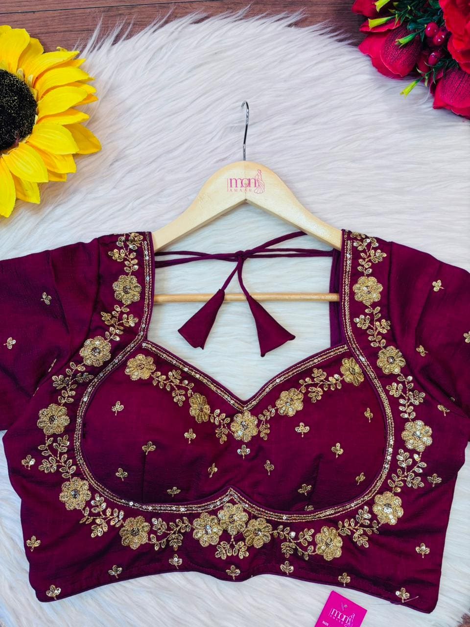 Jhalak-Zari Embroidered Blouse