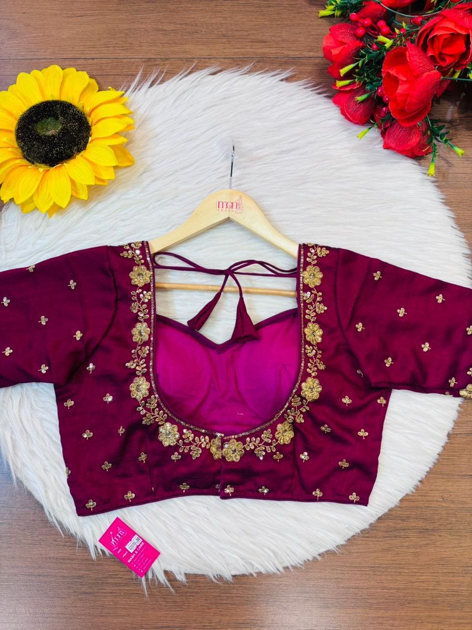 Jhalak-Zari Embroidered Blouse