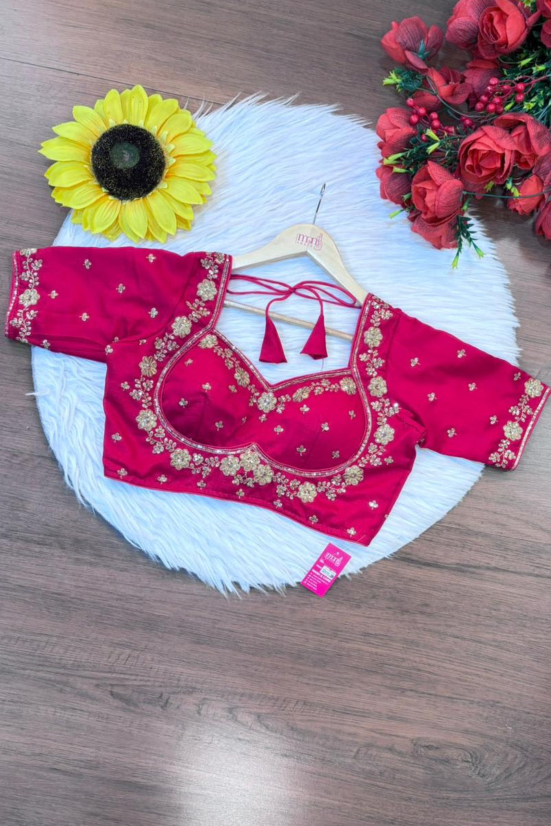 Jhalak-Zari Embroidered Blouse