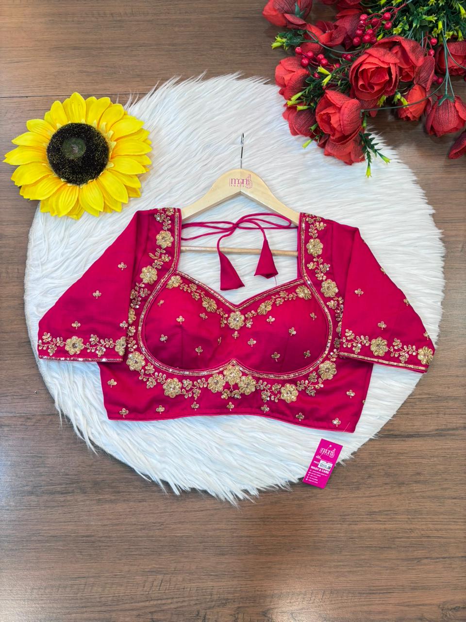 Jhalak-Zari Embroidered Blouse