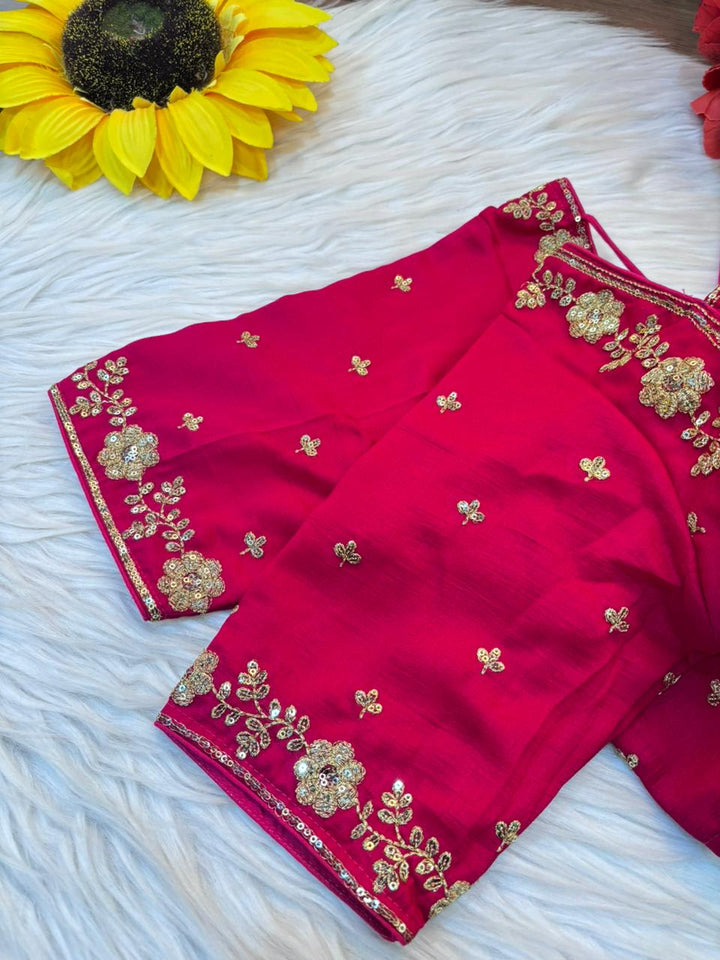 Jhalak-Zari Embroidered Blouse