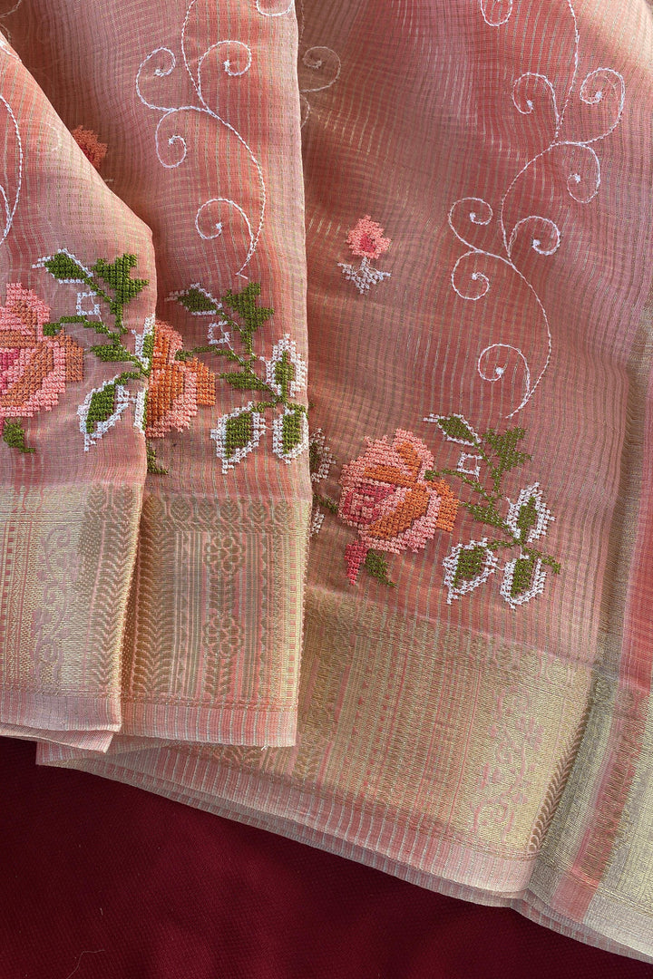 Rainbow leaves Kota Saree