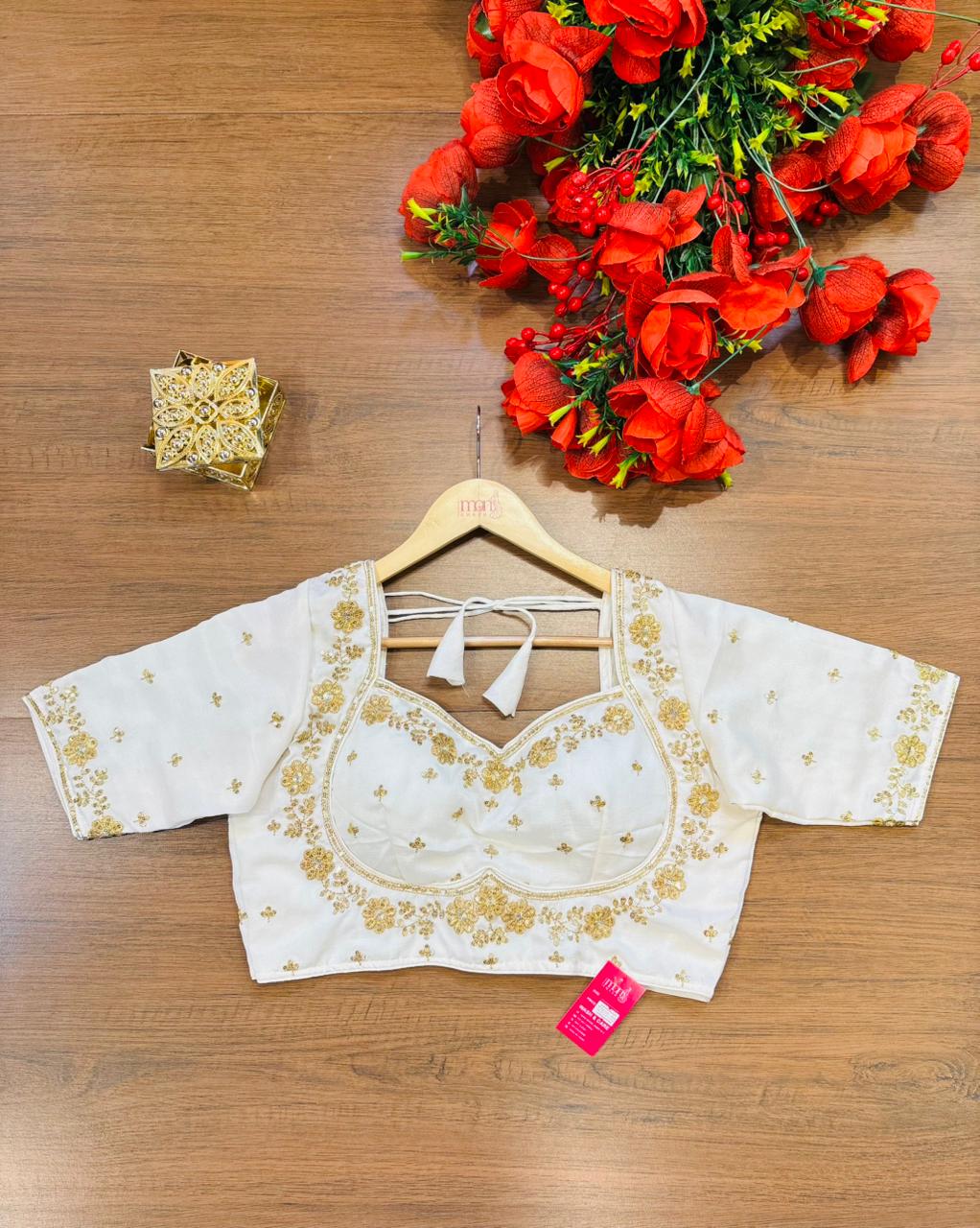 Jhalak-Zari Embroidered Blouse