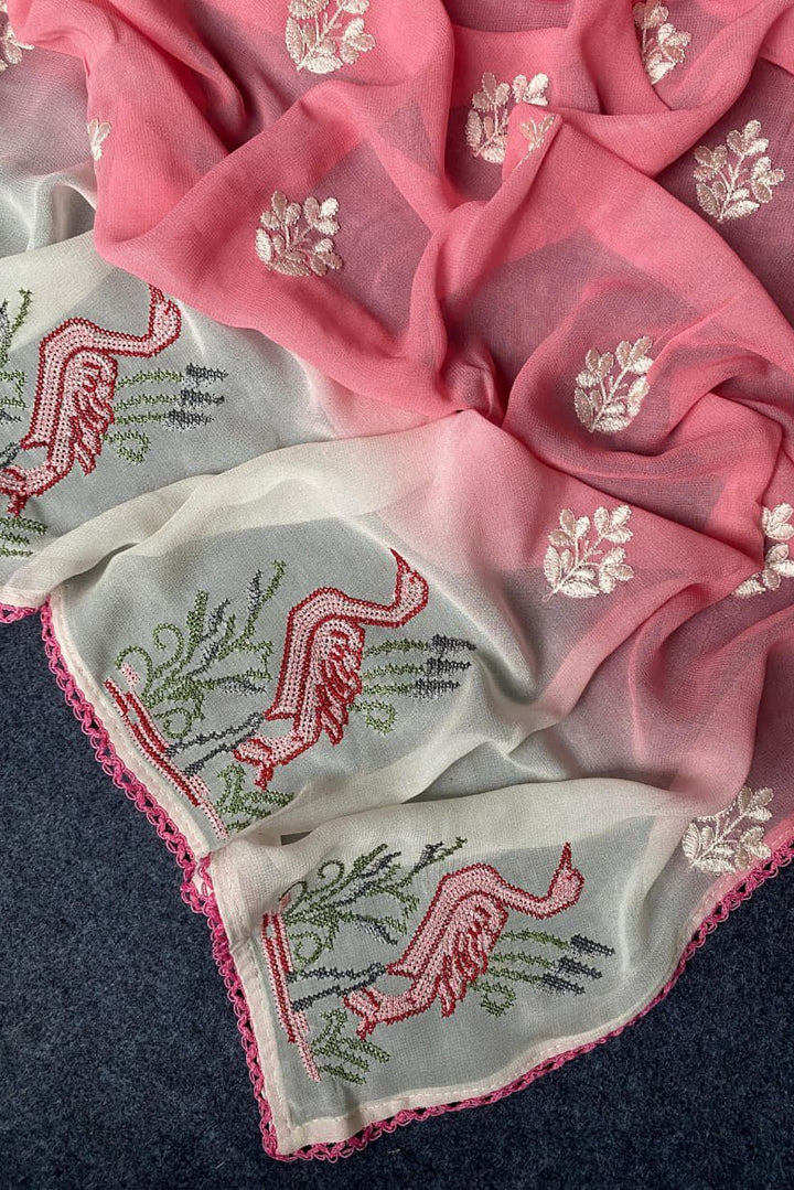 Shining Brightly Georgette Saree