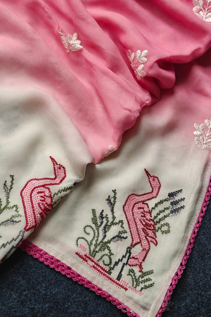 Shining Brightly Georgette Saree