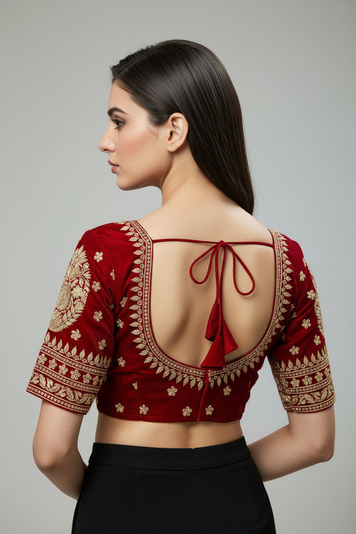 Madhubala Special Vichitra Silk Blouse