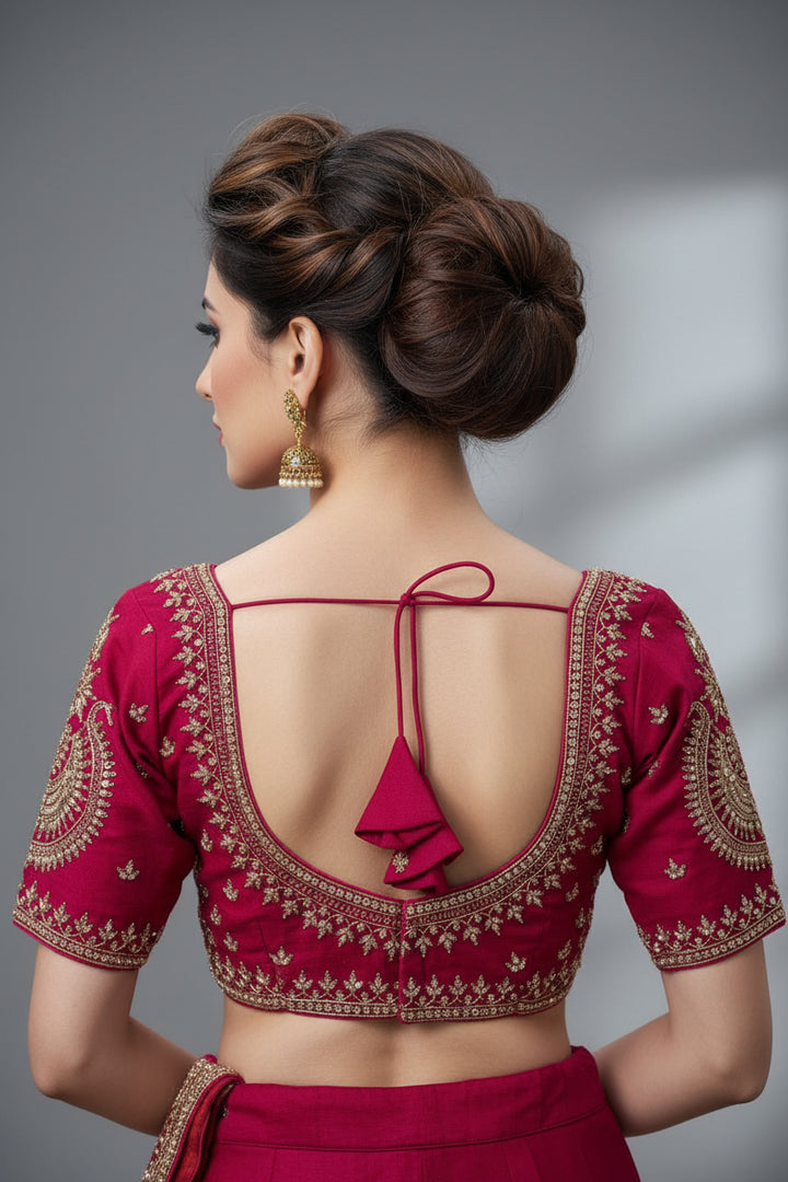 Madhuri Vichitra Silk Blouse