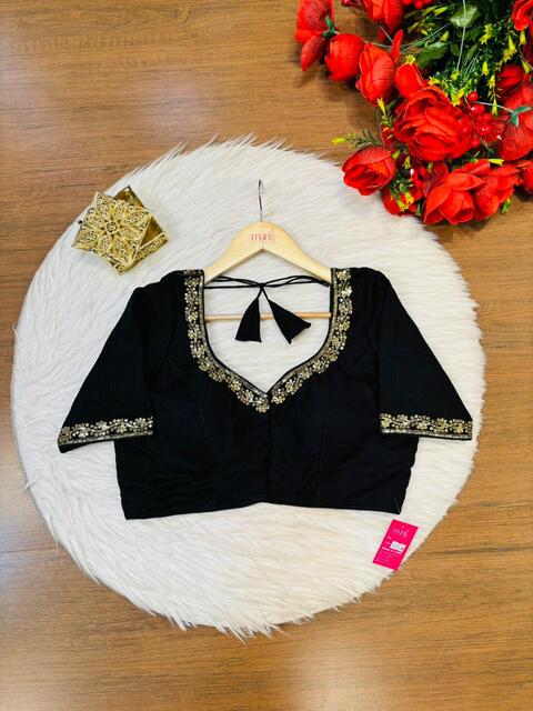 Florea Designer Vichitra Silk Blouse