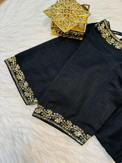 Florea Designer Vichitra Silk Blouse