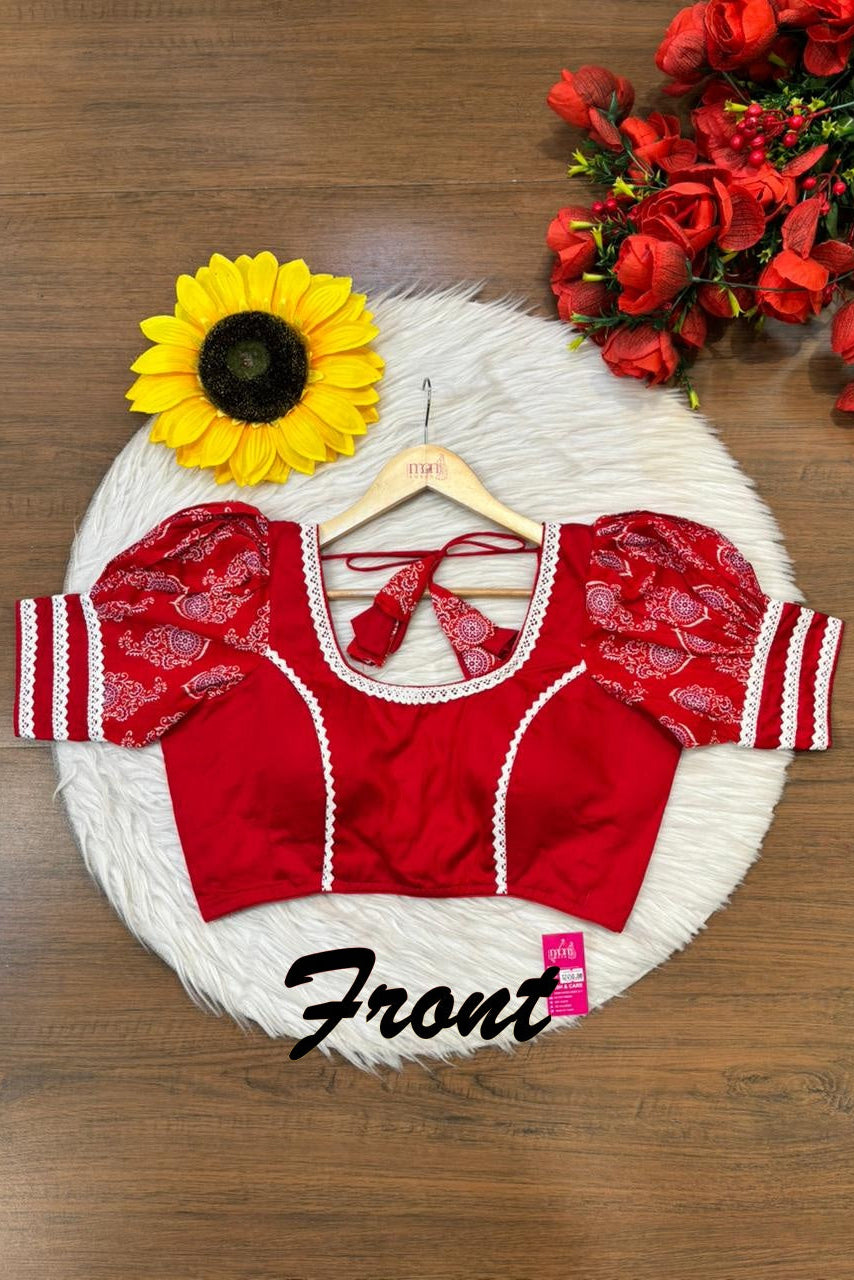 Cultural Curl Cotton Blouse