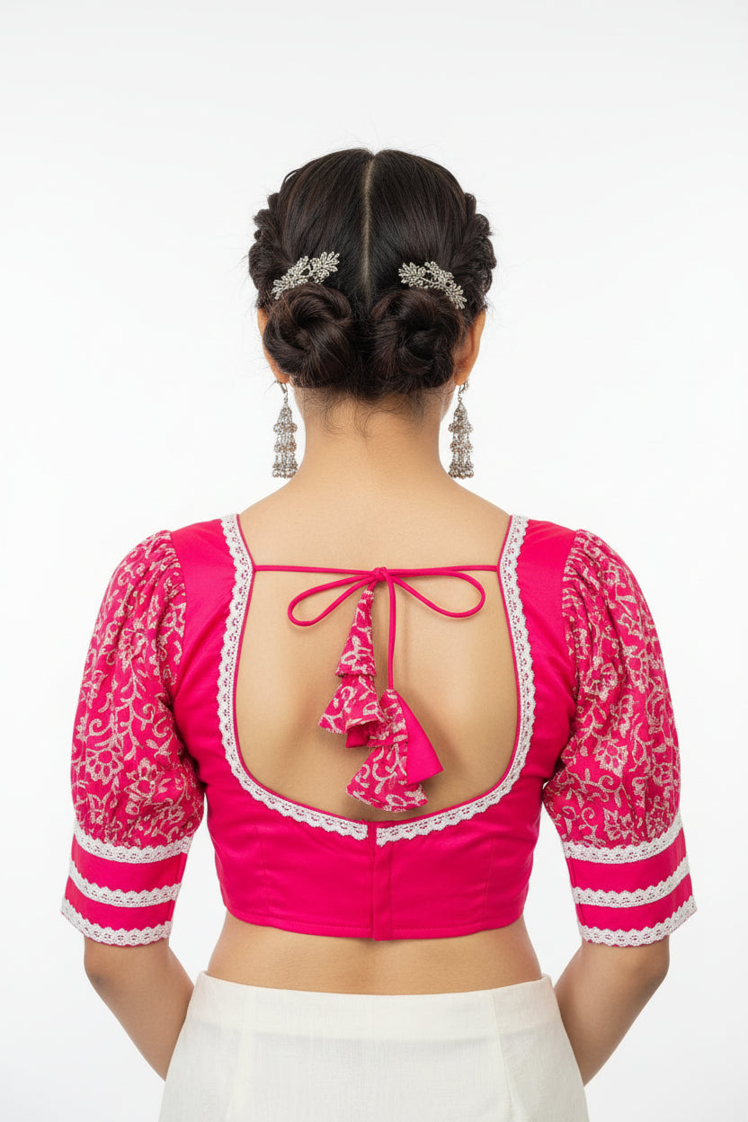 Cultural Curl Cotton Blouse