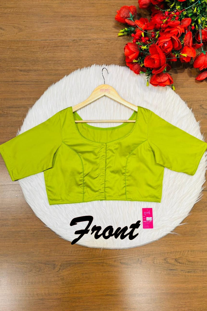 Single And Solid Color Fancy Designer Blouse