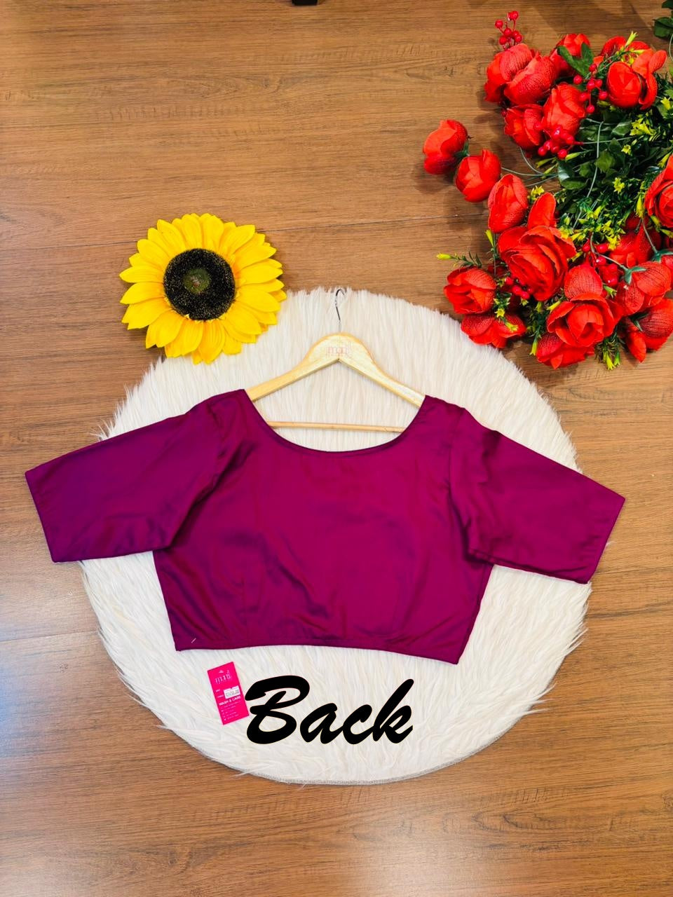 Single And Solid Color Fancy Designer Blouse