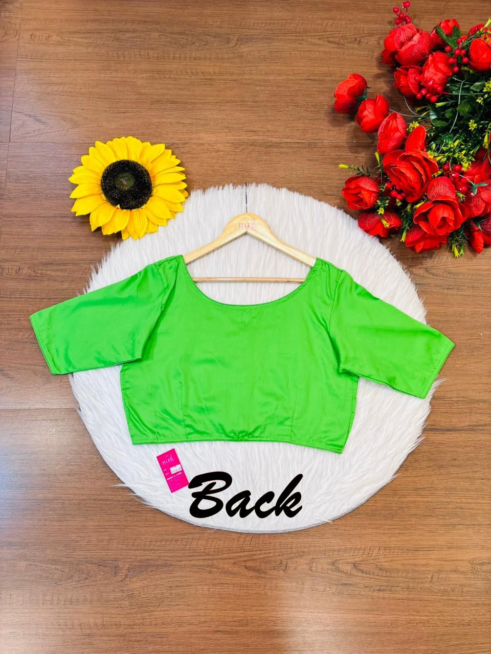 Single And Solid Color Fancy Designer Blouse