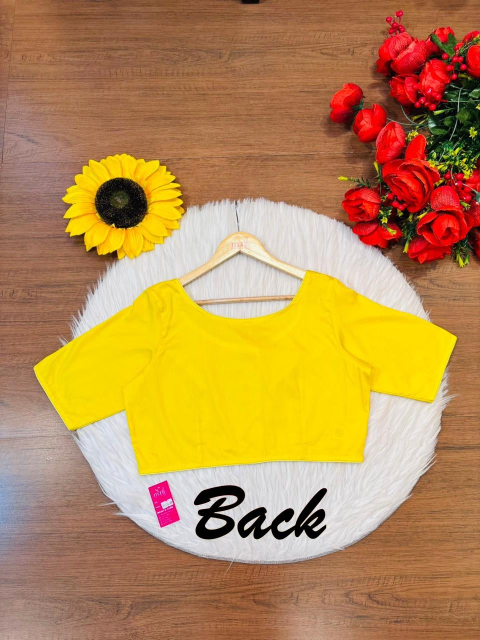 Single And Solid Color Fancy Designer Blouse