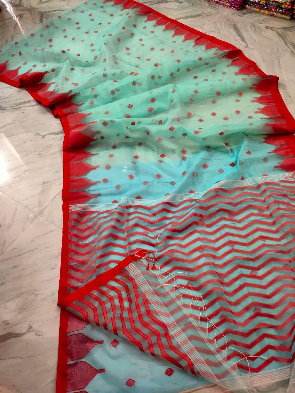 Reshmi Affair (Moirang phee Inspired) Muslin Resham Saree