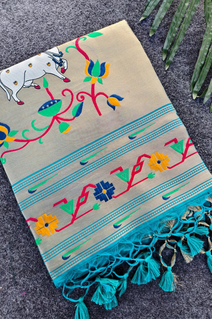 Soul Spark Tussar Silk Saree