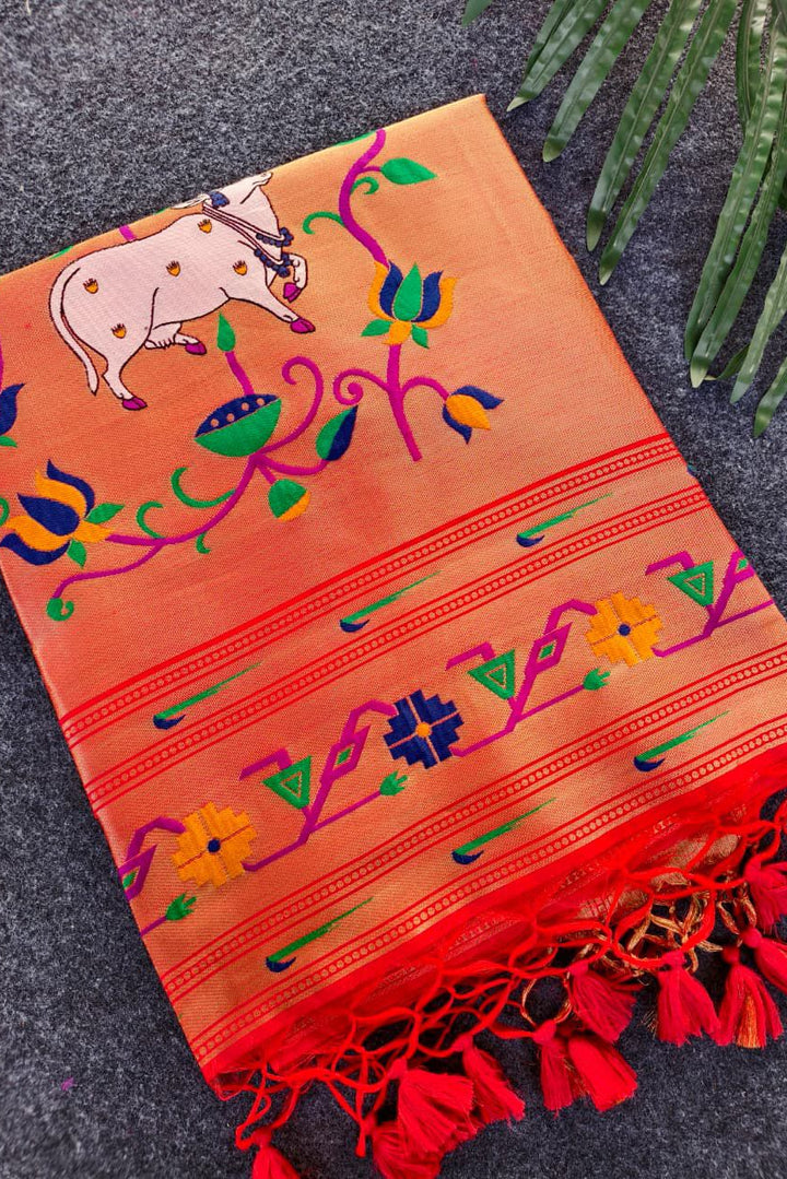 Soul Spark Tussar Silk Saree