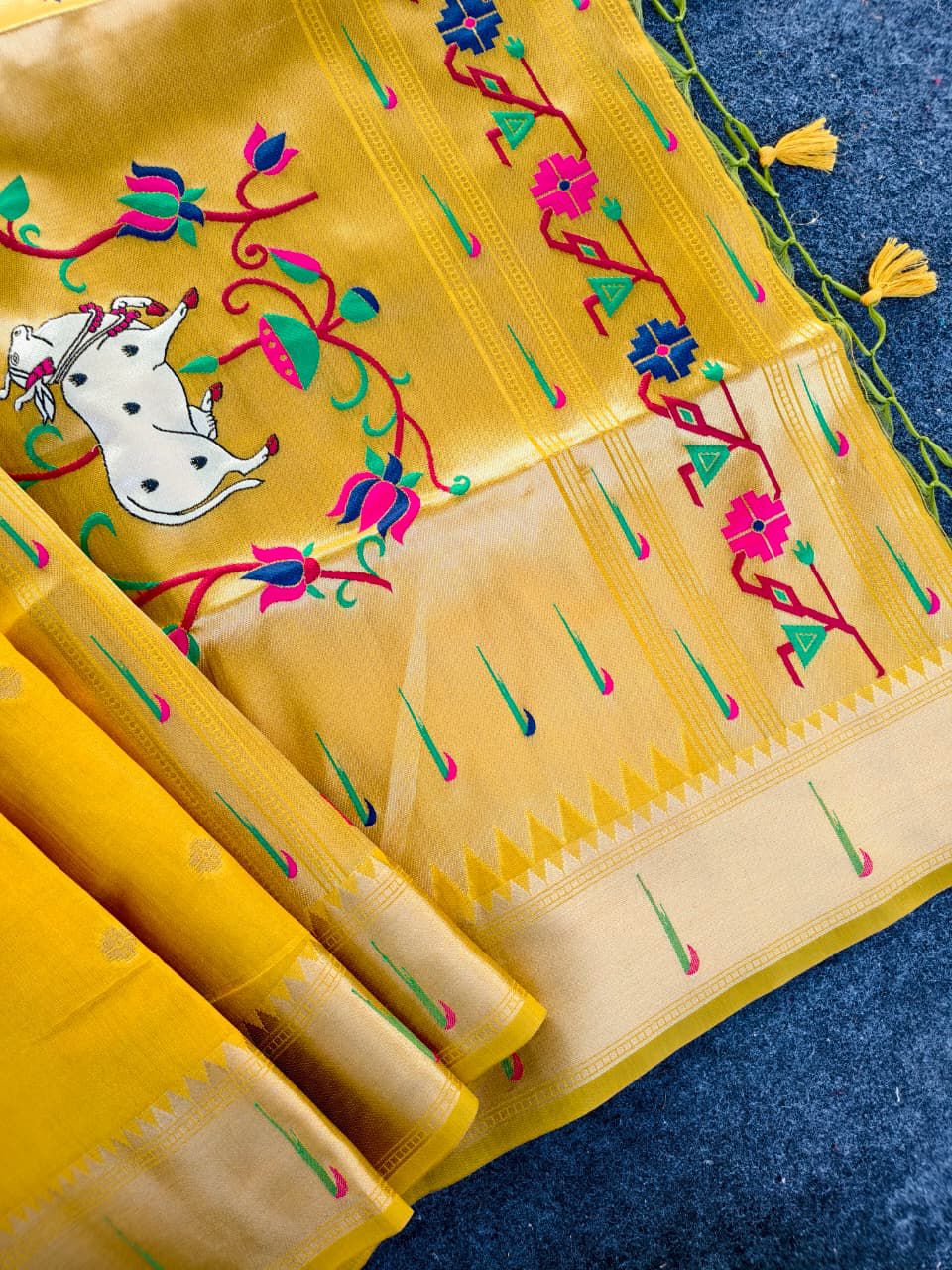 Soul Spark Tussar Silk Saree