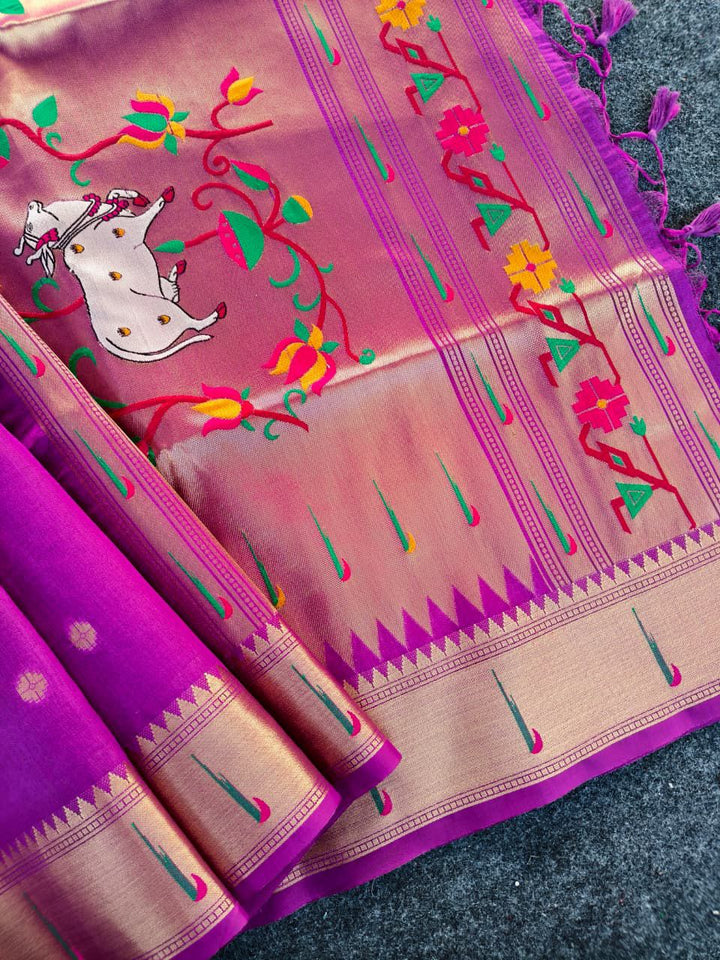 Soul Spark Tussar Silk Saree