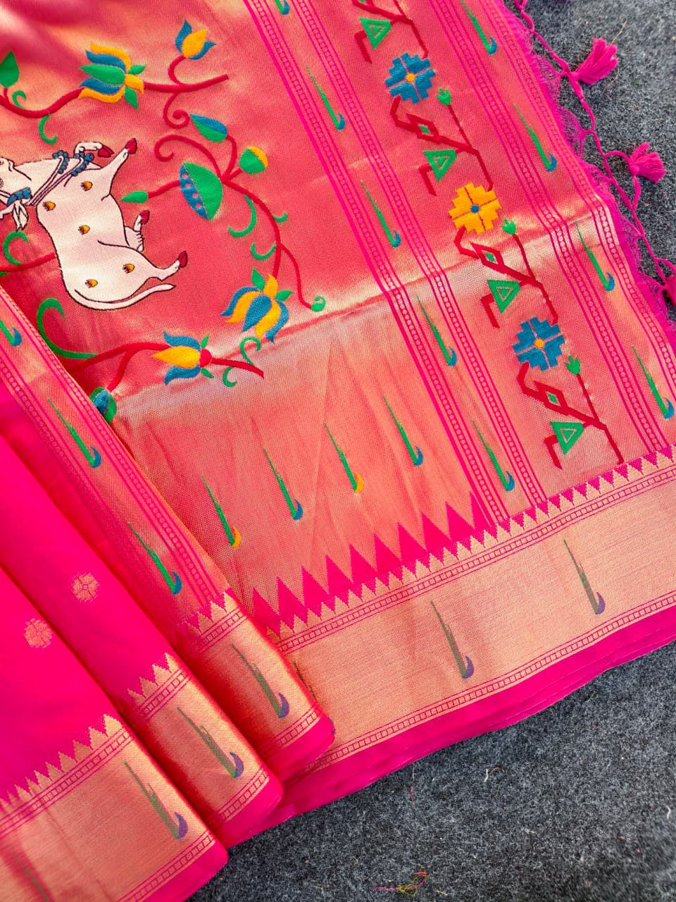 Soul Spark Tussar Silk Saree