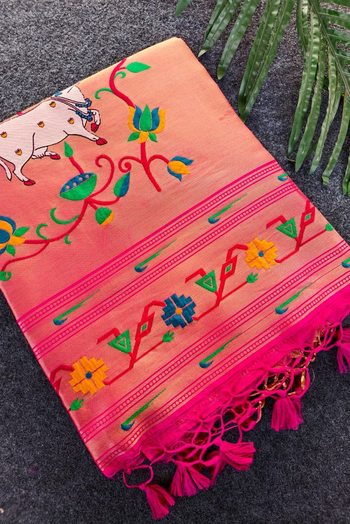 Soul Spark Tussar Silk Saree