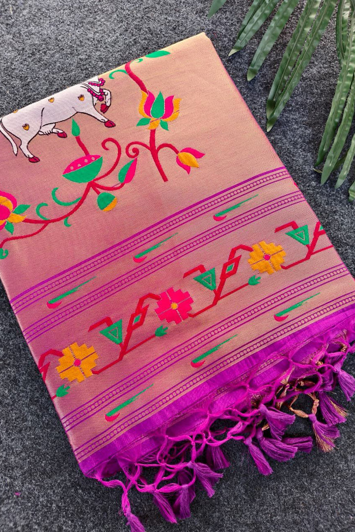 Soul Spark Tussar Silk Saree