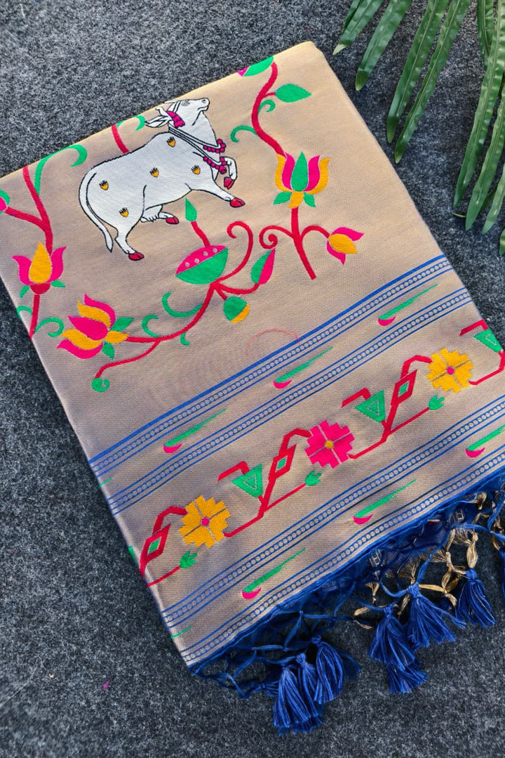 Soul Spark Tussar Silk Saree