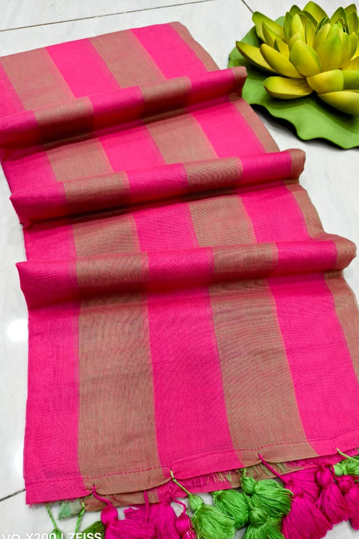 SonarSwapna Mul Cotton Saree