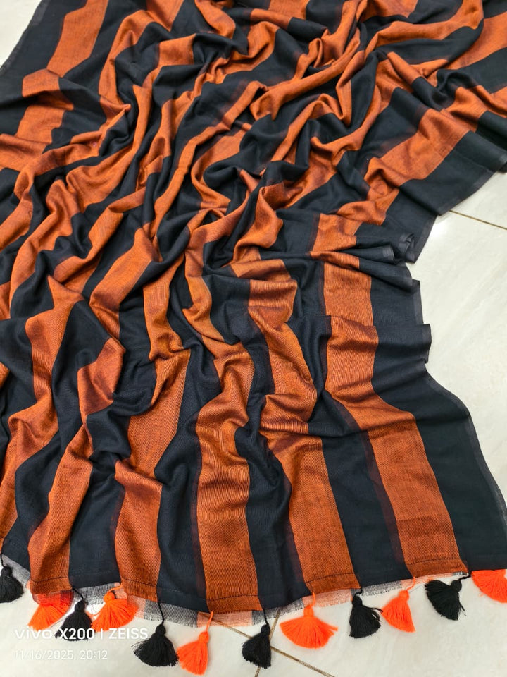 SonarSwapna Mul Cotton Saree