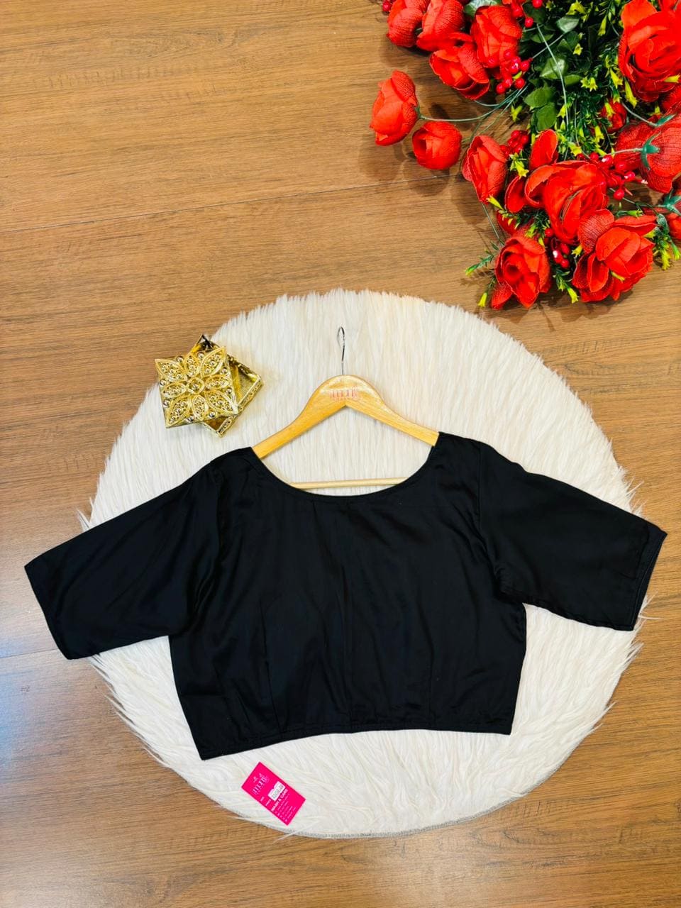 Single And Solid Color Fancy Designer Blouse