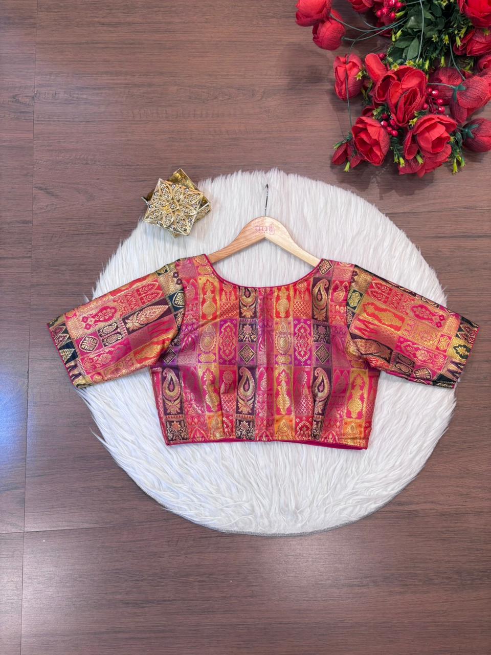 Heart Of Gold-Designer Blouse