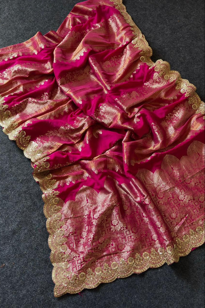 Flight Of Radiance Tissue Paithani Silk Saree