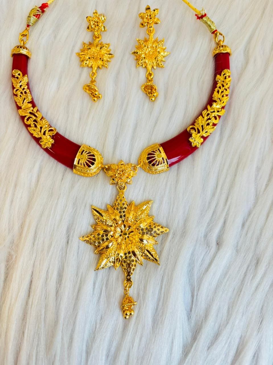 Blessing-Gold Plated Necklace Set