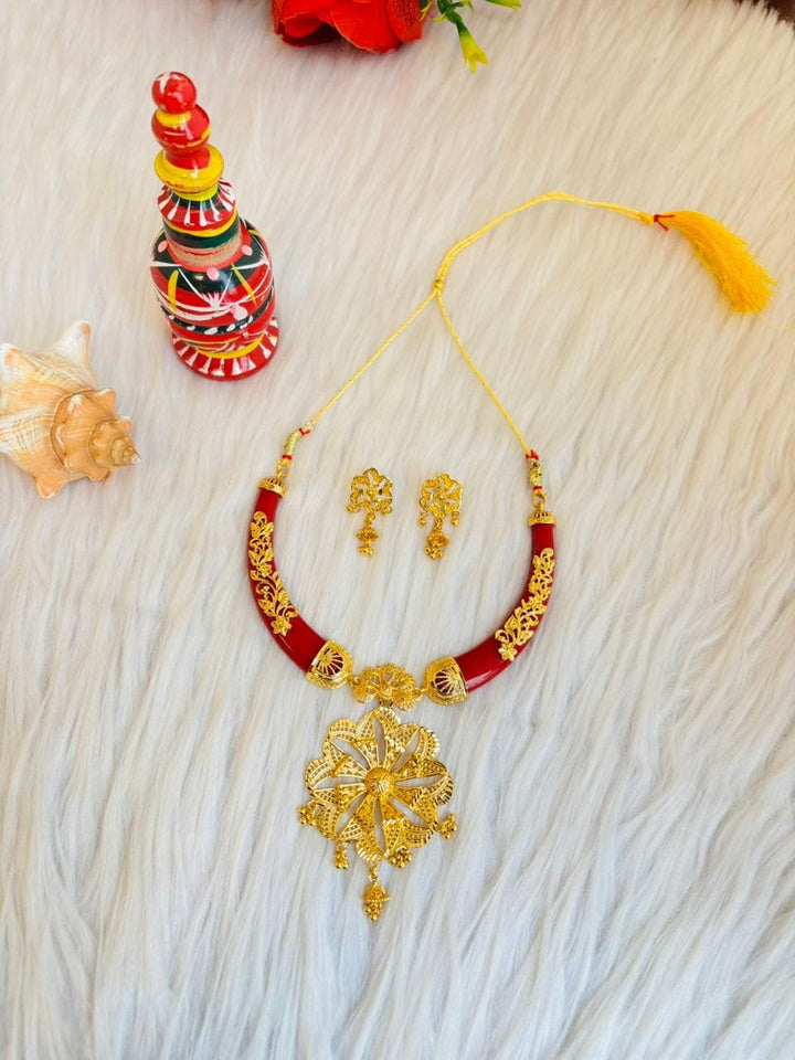 Blessing-Gold Plated Necklace Set(Combo-2)