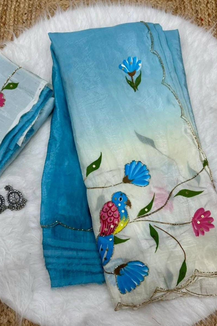 Glow of Mohor Designer Partywear Saree