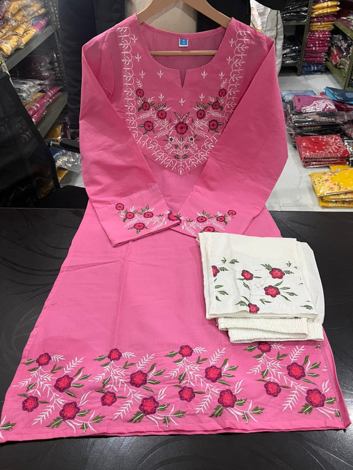 PINK Shades Cotton Coord Set