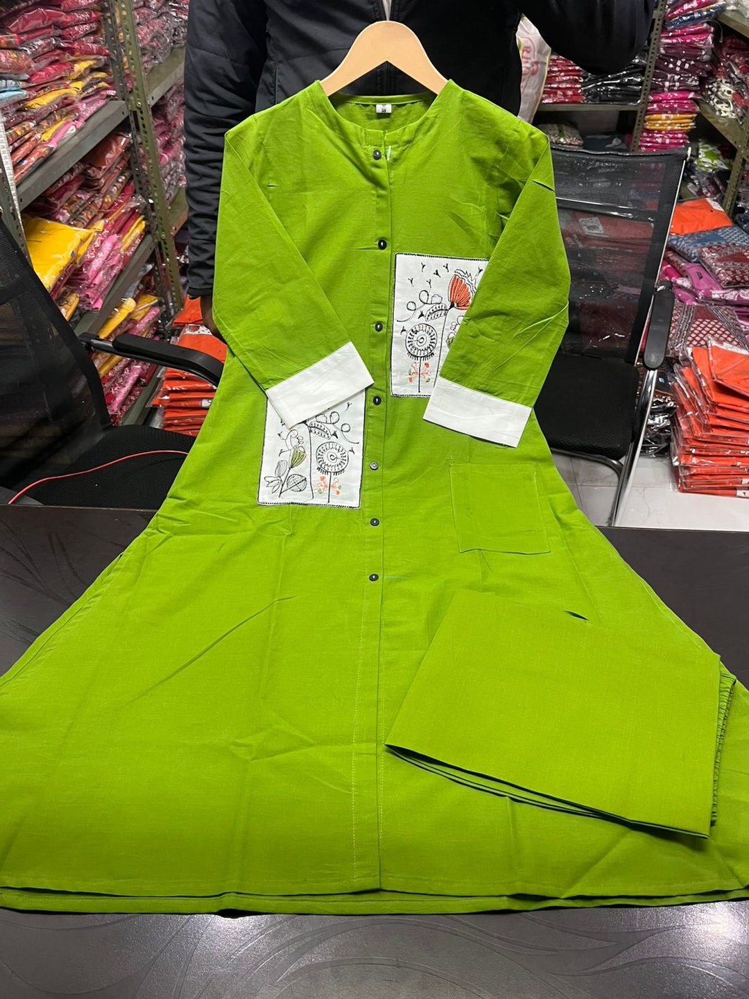 Season's Touch Embroidery Cotton Coord Set