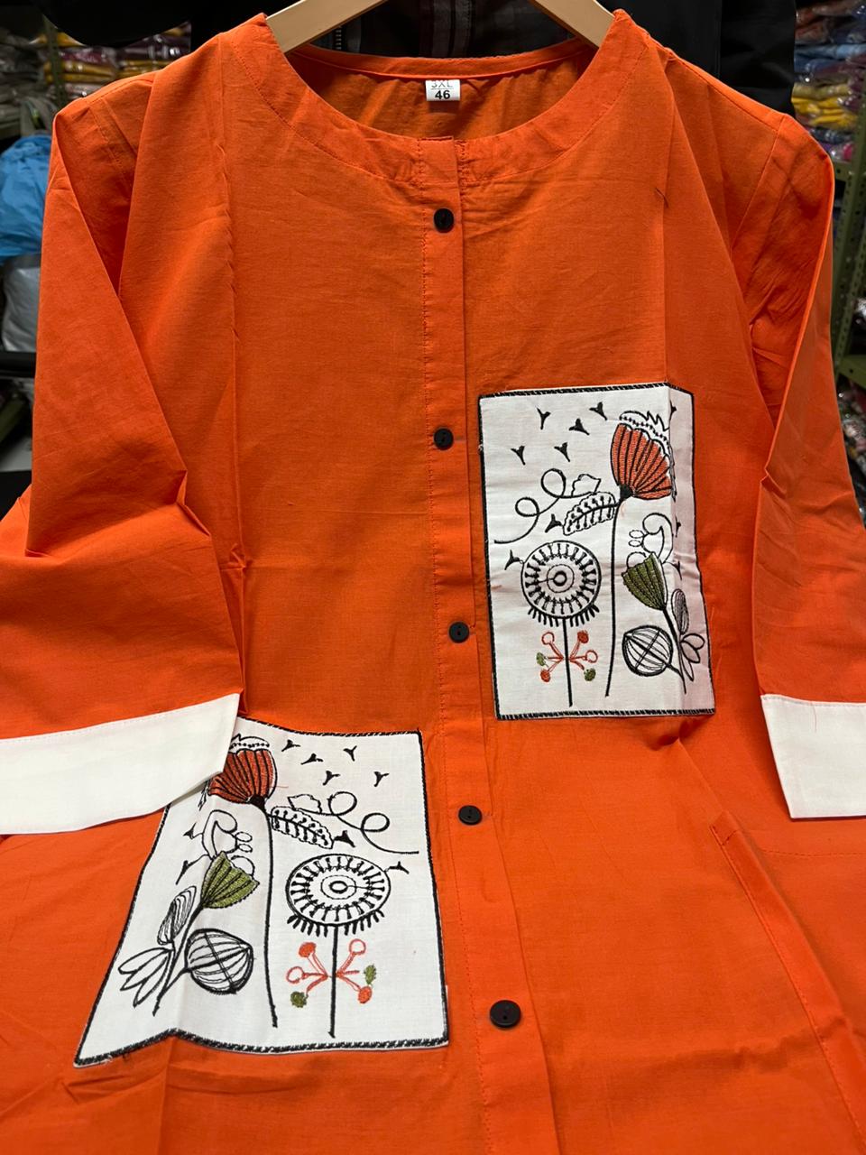 Season's Touch Embroidery Cotton Coord Set