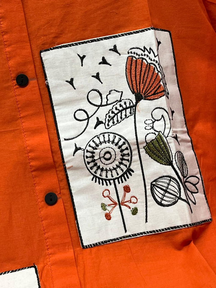 Season's Touch Embroidery Cotton Coord Set