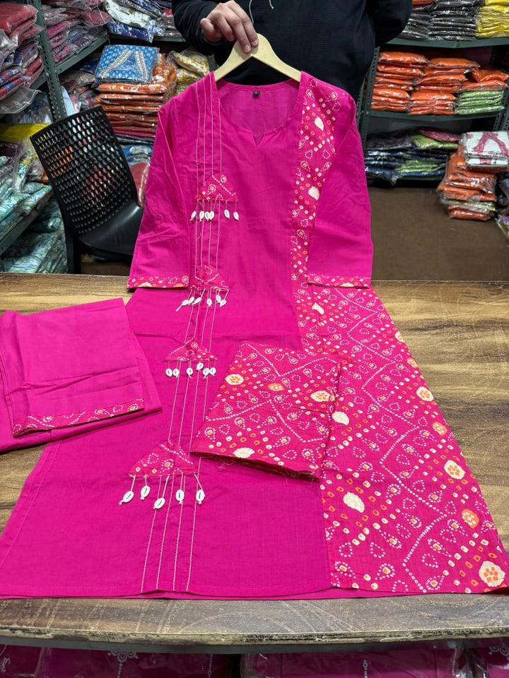 Evening of Shiuli Cotton Kurti Set