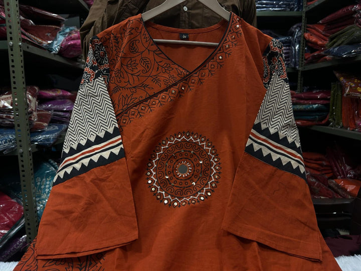 Garland of Spring Cotton Kurti Set