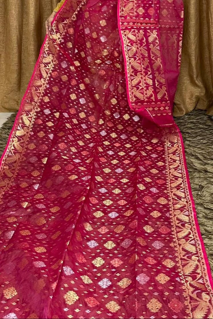 Debottama Dhakai Jamdani Saree