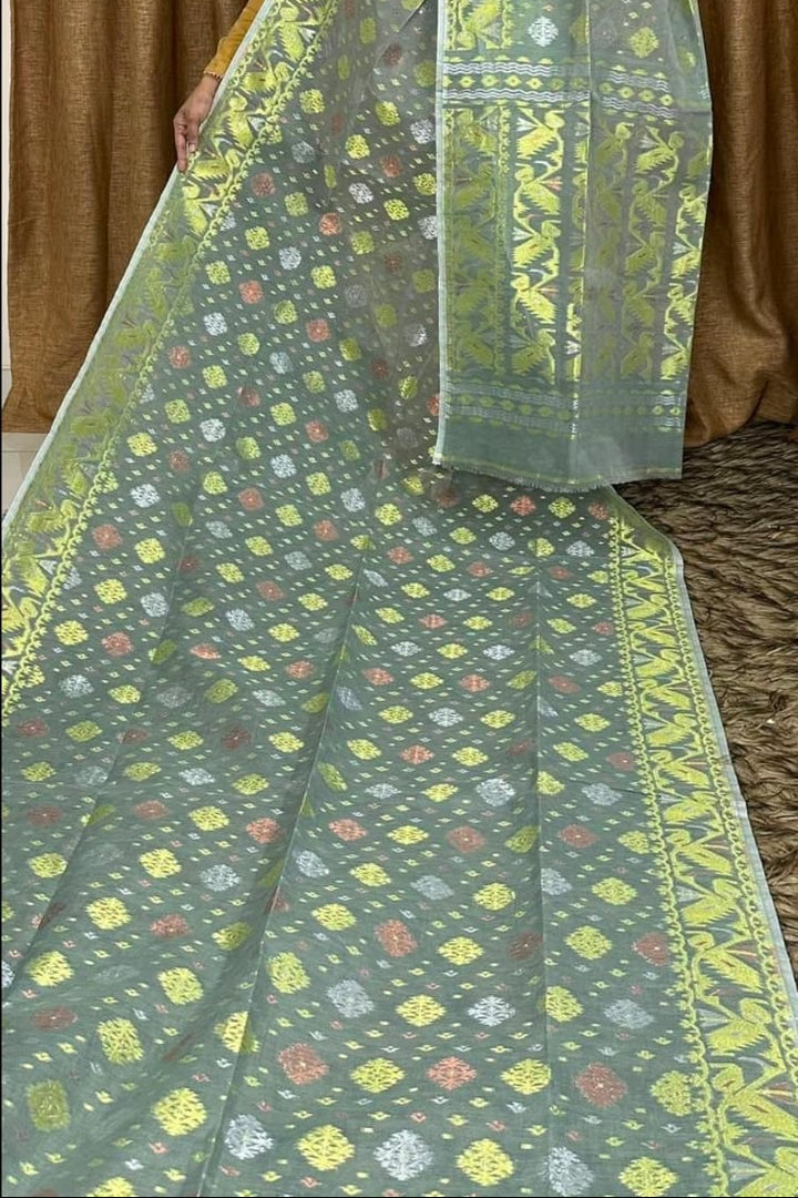 Debottama Dhakai Jamdani Saree